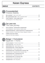 Load image into Gallery viewer, Kaizen Express - inhoudsopgave (2)