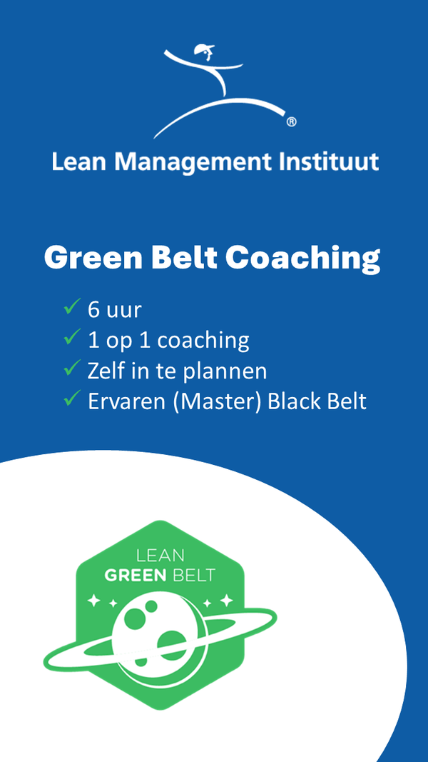 Green Belt Coaching 6 hours