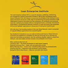 Loading image in Gallery view, Building a Lean Fulfillment Stream backside cover
