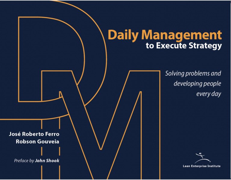 Daily Management to Execute Strategy: Solving problems and developing people every day